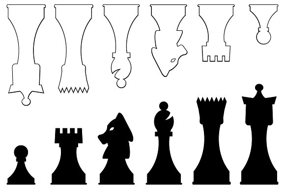 580x386 Chess Piece Graphics