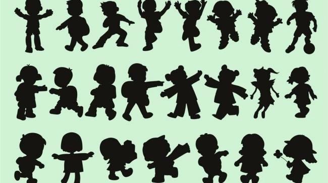 Free Vector Children Silhouettes In Encapsulated Child Silhouette 650x363 Free Vector Children Silhouettes In Encapsulated Child Silhouette