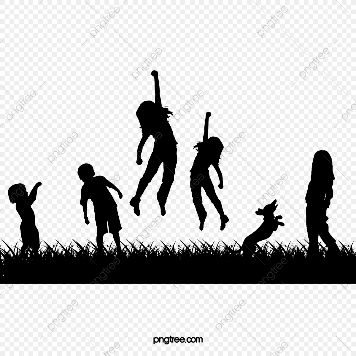 Silhouettes Of Children Cheer, Children Vector, Child, Sketch Png 1200x1200 Silhouettes Of Children Cheer, Children Vector, Child, Sketch Png