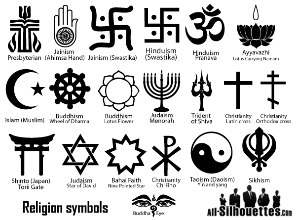 600x445 Religion Symbols Vector Calligraphy And Symbols Religious