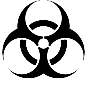 300x300 Biohazard Sign Clip Art