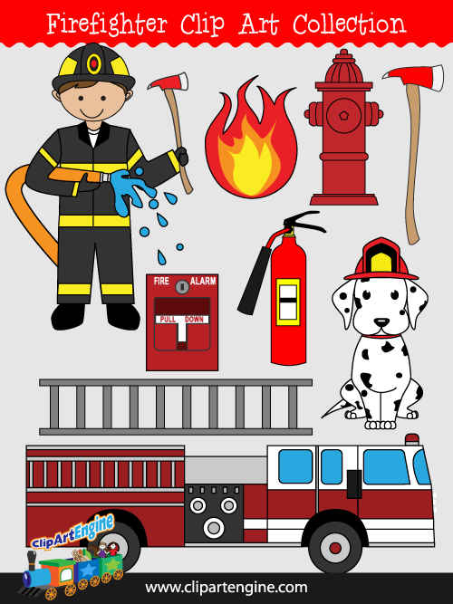 500x667 Firefighter Clip Art Collection For Personal And Commercial Use