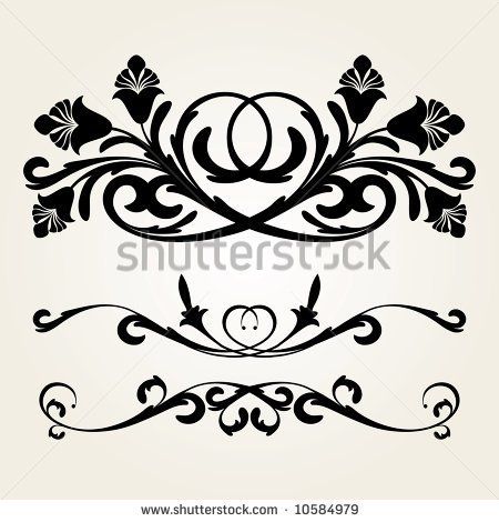450x470 Free Scroll Designs Clipart Free Vector Download