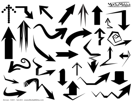 455x349 Free Arrows Free Vector Illustrator Set Clipart And Vector