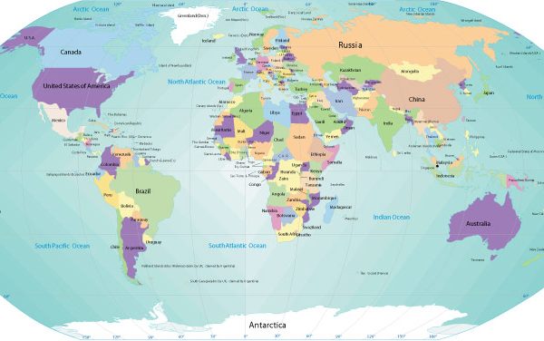 600x376 Free World Maps Vector Clipart For Design, Adobe Illustrator And Pdf