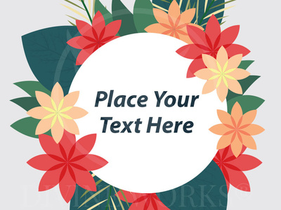 400x300 Vector Floral Pattern Vector Illustration