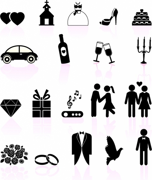 508x600 Wedding Icon Vector