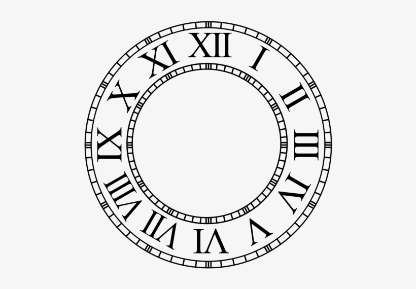 820x570 Vector Clock Face Clip Art