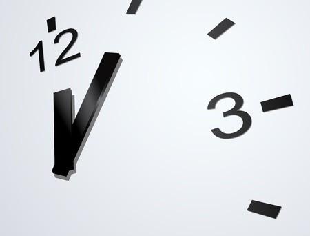 450x342 Vector Clock Face Close Up Royalty Free Vector Graphics