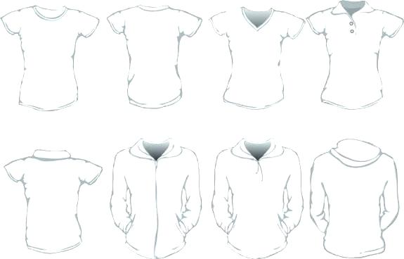 575x368 T Shirt Template Vector New Shorts Free For Use Clothing Templates
