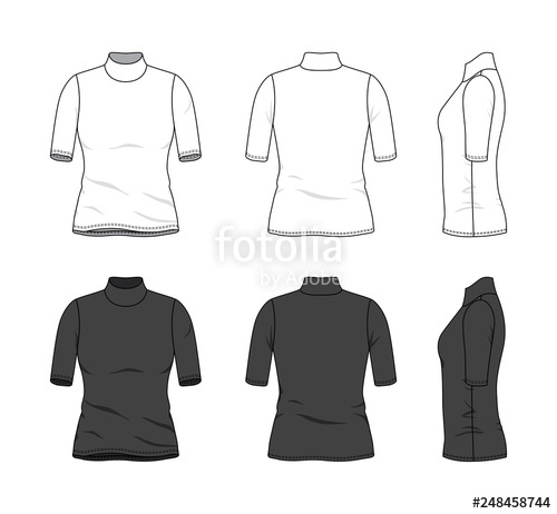 500x462 Blank Clothing Templates Stock Image And Royalty Free Vector