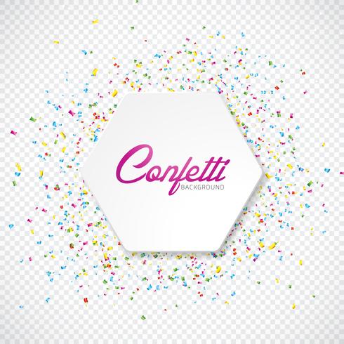 490x490 Colorful Vector Confetti Illustration On Transparent Background
