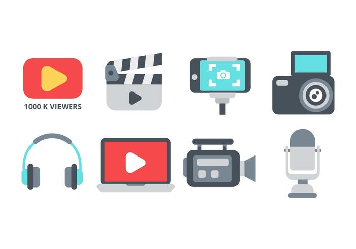 700x490 Free Content Creator Icons Vector