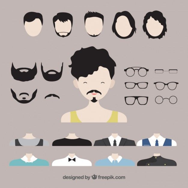626x626 Men Avatar Creator Free Vector Artful Storytelling