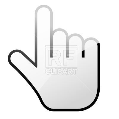 400x400 Hand Cursor Vector Image Of Signs, Symbols, Maps Prague