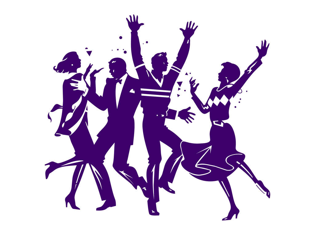 1024x765 Dancing Party People Graphics Vector Art Graphics