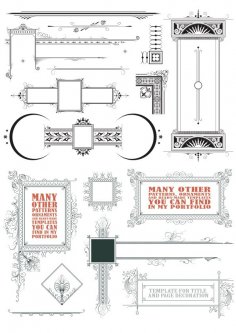 236x333 Vector Decorative Elements Free Dxf Vectors
