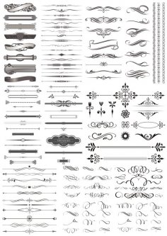 236x333 Decorative Elements Cdr Free Dxf Vectors