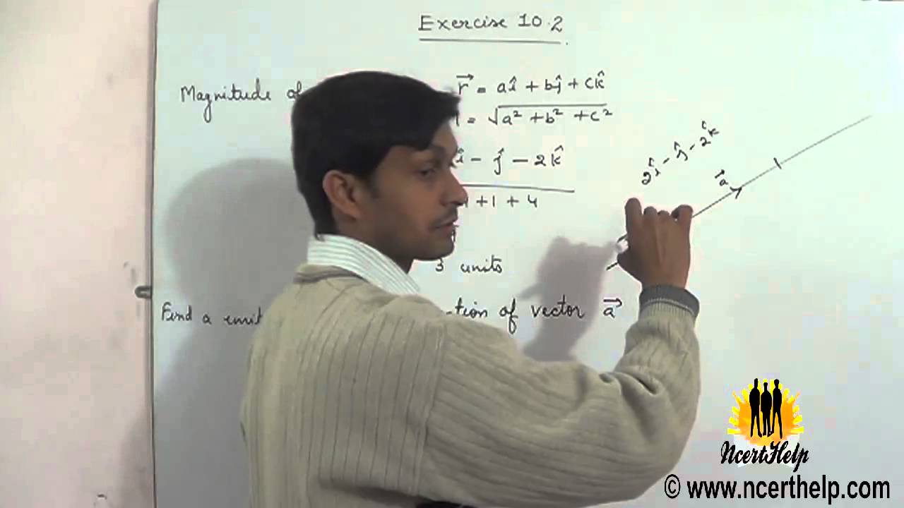 1280x720 How To Calculate Unit Vector Definition Example Class Ncert