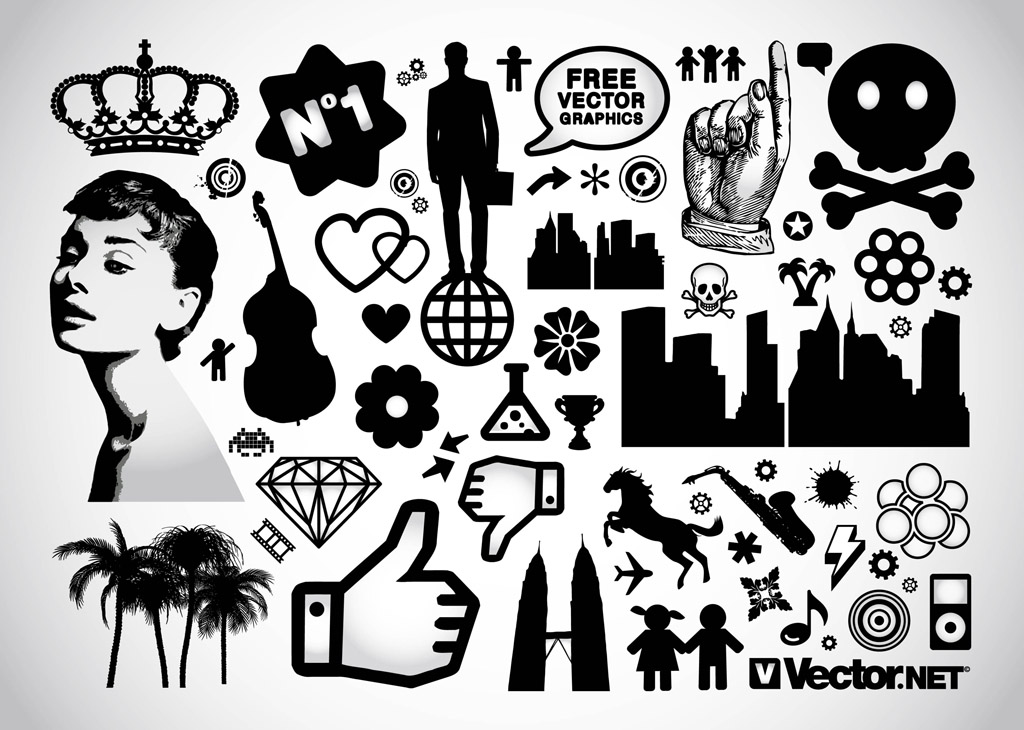 1024x730 Design Elements Vector Pack Vector Art Graphics