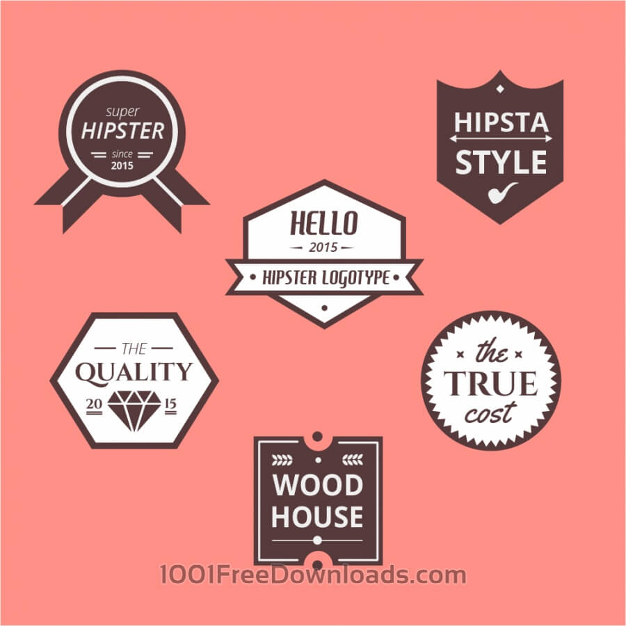 900x900 Free Vectors Retro Vintage Icons Or Logotypes Set Vector Design