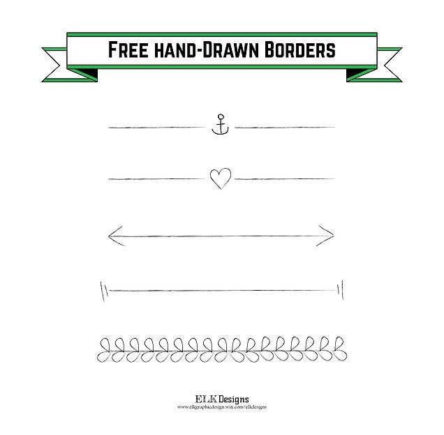 636x624 Fontsart Ideas Hand Drawn Border