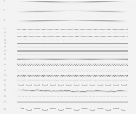 280x235 Dividers Vector