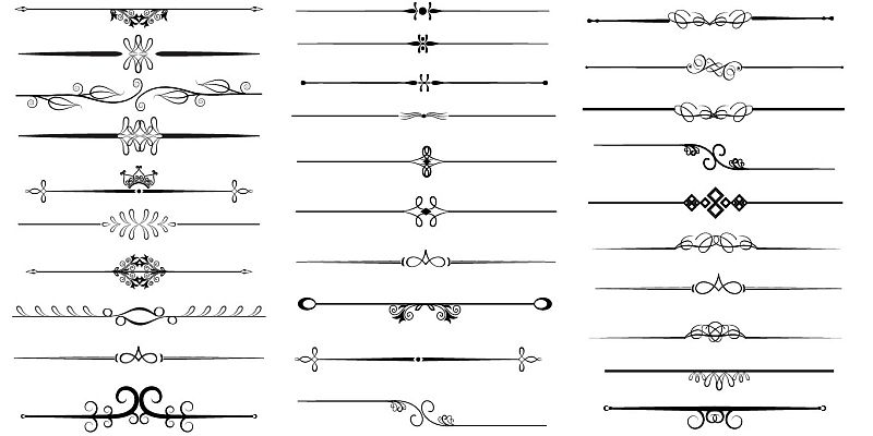 800x400 Free Collection Of Vector Dividers Photoshop Graphics