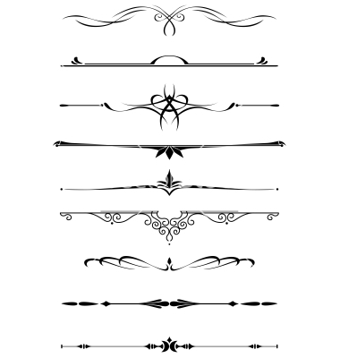 380x400 Free Vintage Vector Border And Divider Images