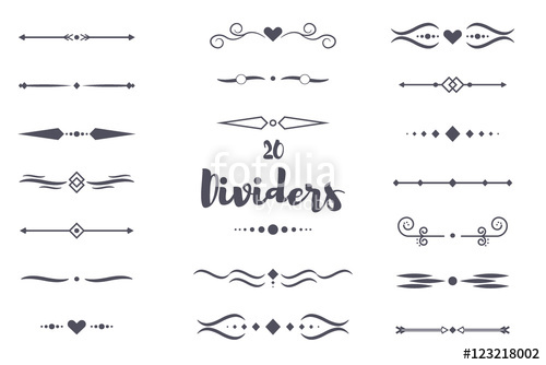 500x334 Collection Of Vector Dividers Stock Image And Royalty Free Vector
