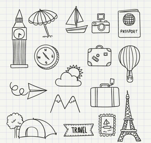 626x592 Free Hand Drawn Vector Doodle Icons