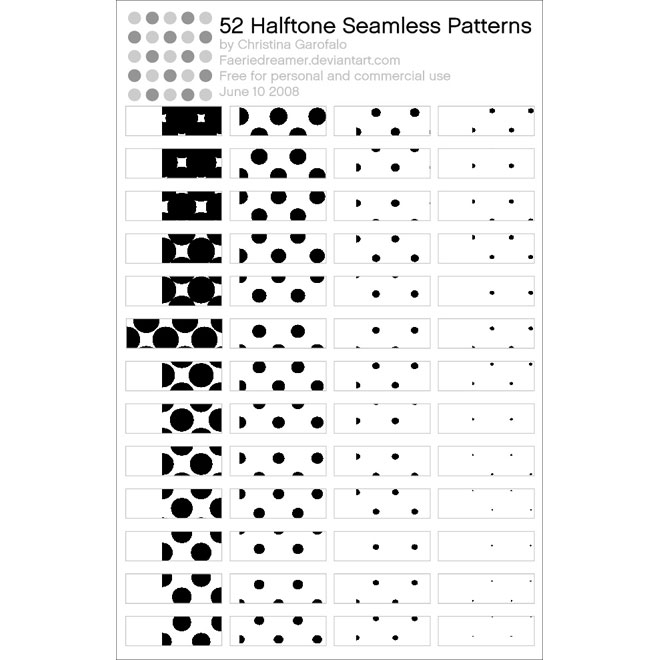 660x660 Seamless Halftone Pattern