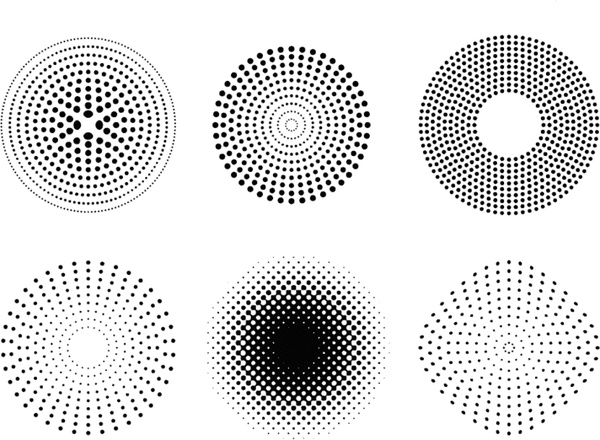 600x440 Vector Dots And Halftone Pattern Free Vector In Adobe Illustrator