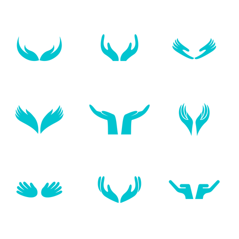490x490 Healing Hands Logo Vector