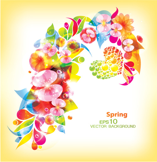 500x518 Blossoming Patterns Vector Download Free Vectors Graphic Design
