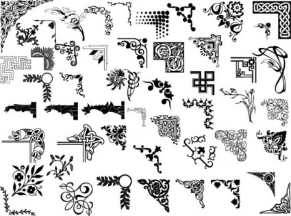 425x316 Pattern Vector Models Vector Free Vector Download
