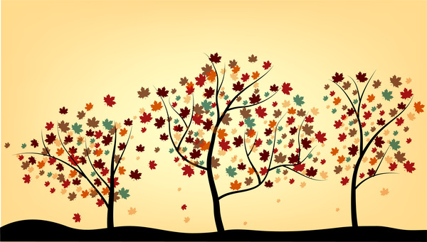 600x341 Tree Drawing Free Vector Download