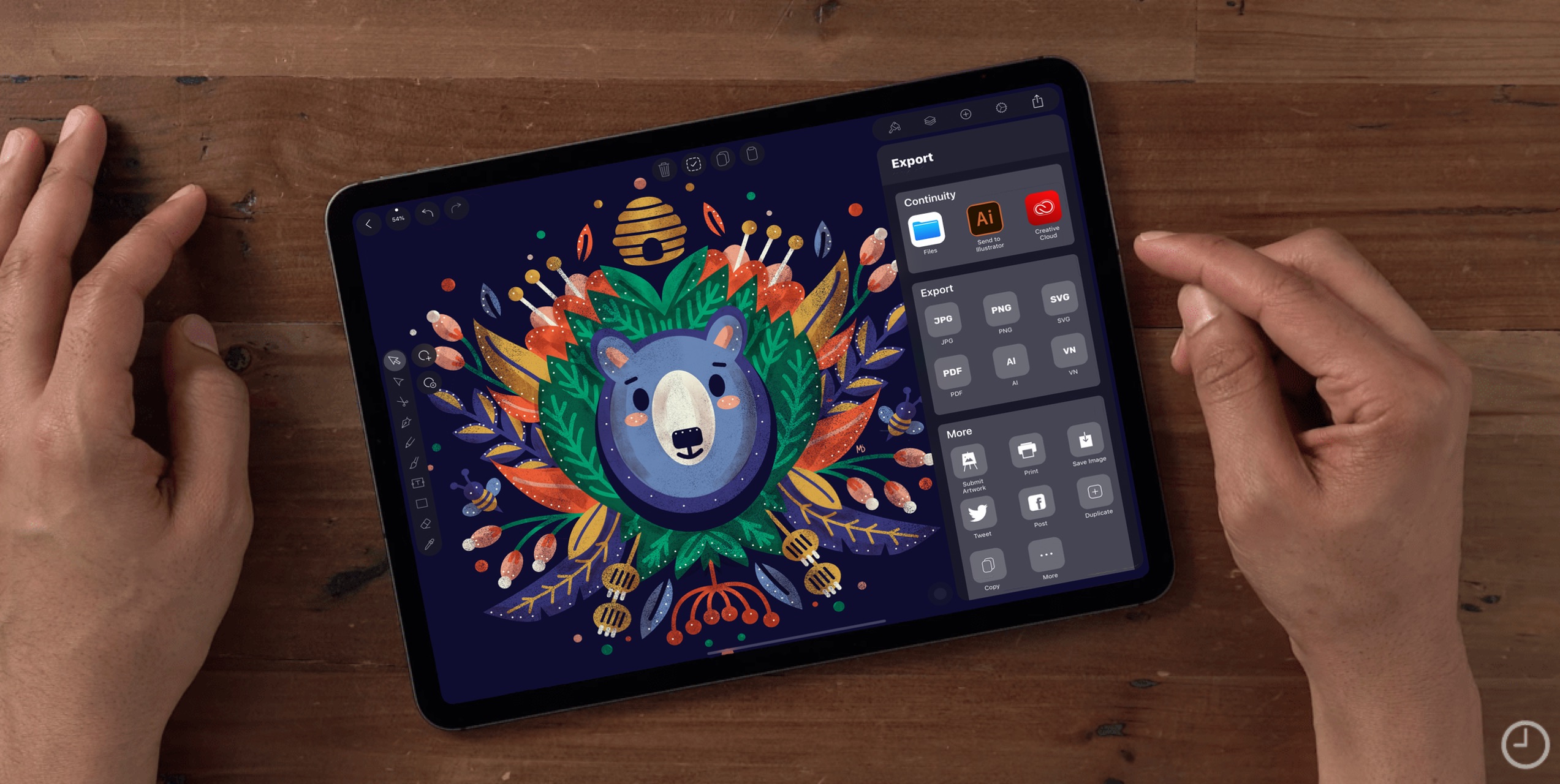 2546x1280 Vector Graphics App Vectornator Updated, Mac App Soon