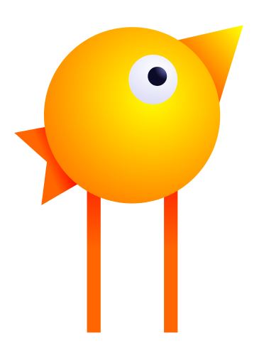 Add Tail To Chick Step Using Color Gradients To Shade In Free 365x500 Add Tail To Chick Step Using Color Gradients To Shade In Free
