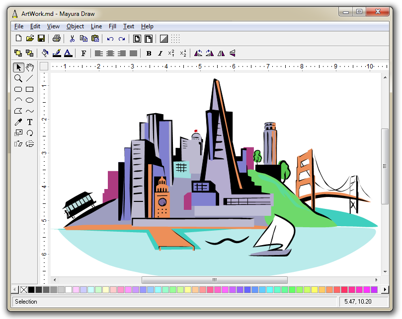809x643 Mayura Draw Vector Drawing Program With And Export