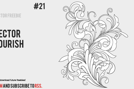 449x300 Handy Roundup Of Free Vector Ornaments Flourishes