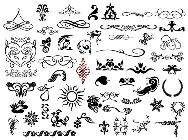 600x447 Vector Flourishes Download Free Vector Art Free Vectors