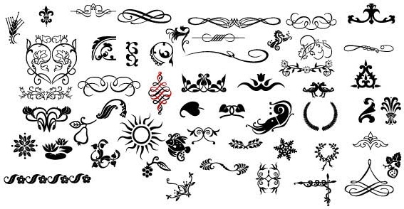 567x294 Vector Flourishes Free Vector In Encapsulated Postscript