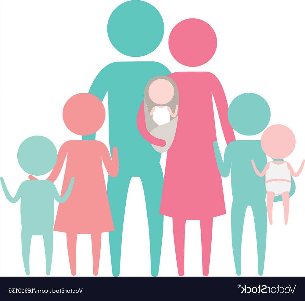 1000x987 Best Hd Family Group Silhouette Photos Free Vector Art, Images