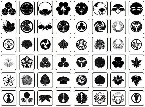 Free Vector Japanese Crests Kamon Motifs Paperflame 469x347 Free Vector Japanese Crests Kamon Motifs Paperflame