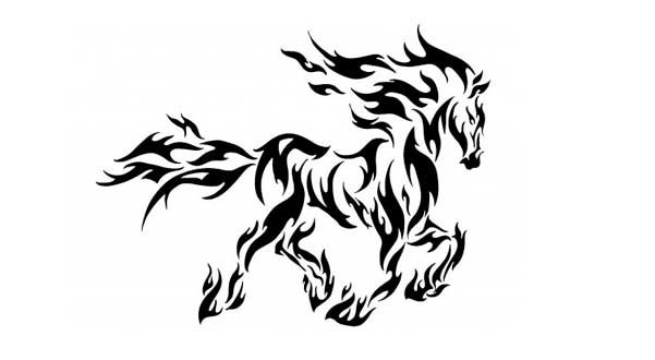 Horse On Fire Free Vector Dxf Downloads For Laser 601x330 Horse On Fire Free Vector Dxf Downloads For Laser