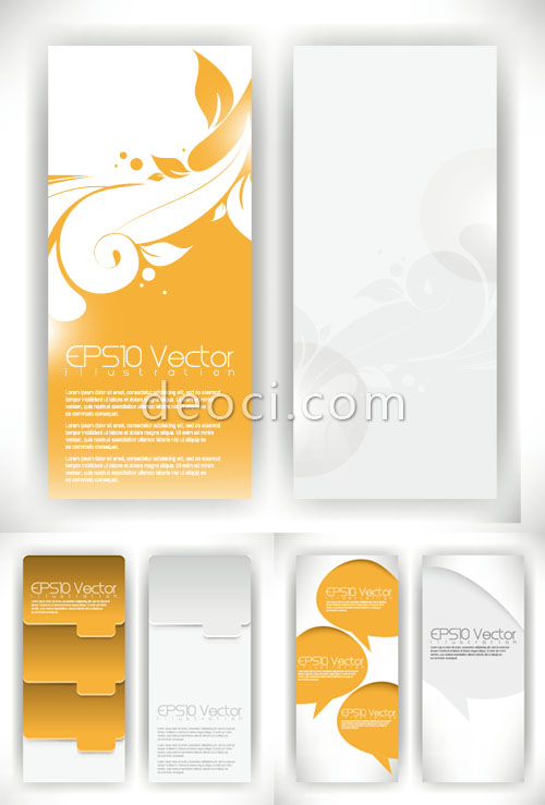 500x739 Free The Creative Pattern X Banner Display Rack Vector Templates