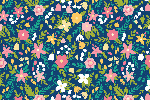 Floral Patterns Free Vector Format Download 585x389 Floral Patterns Free Vector Format Download