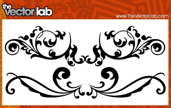 Free Vectors Flourishes Thevectorlab 600x380 Free Vectors Flourishes Thevectorlab