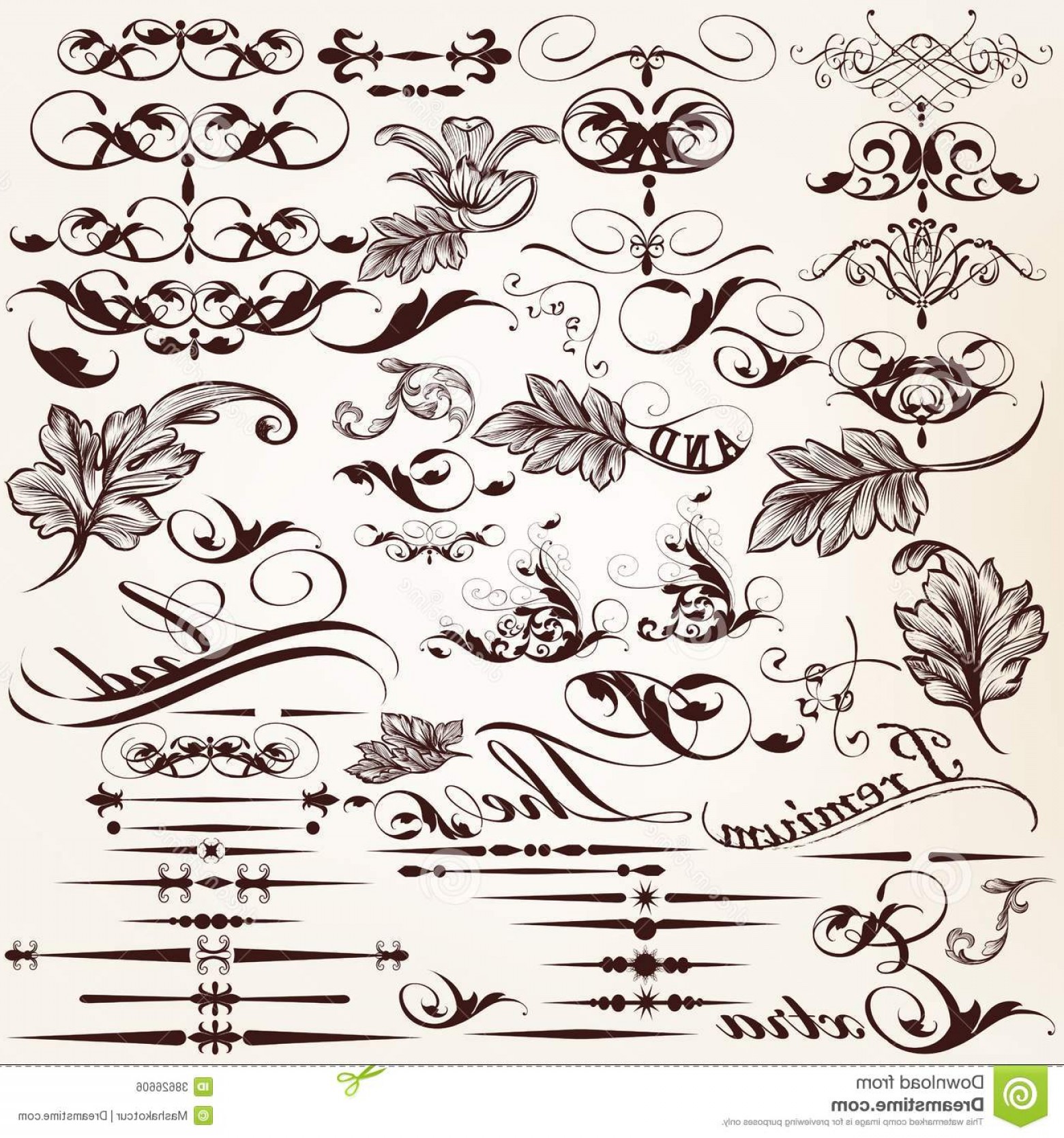 Royalty Free Stock Image Collection Vector Retro Decorative 1560x1668 Royalty Free Stock Image Collection Vector Retro Decorative